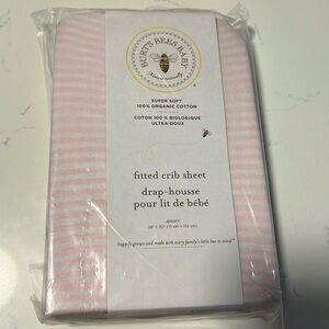 Burt’s bees fitted crib sheet